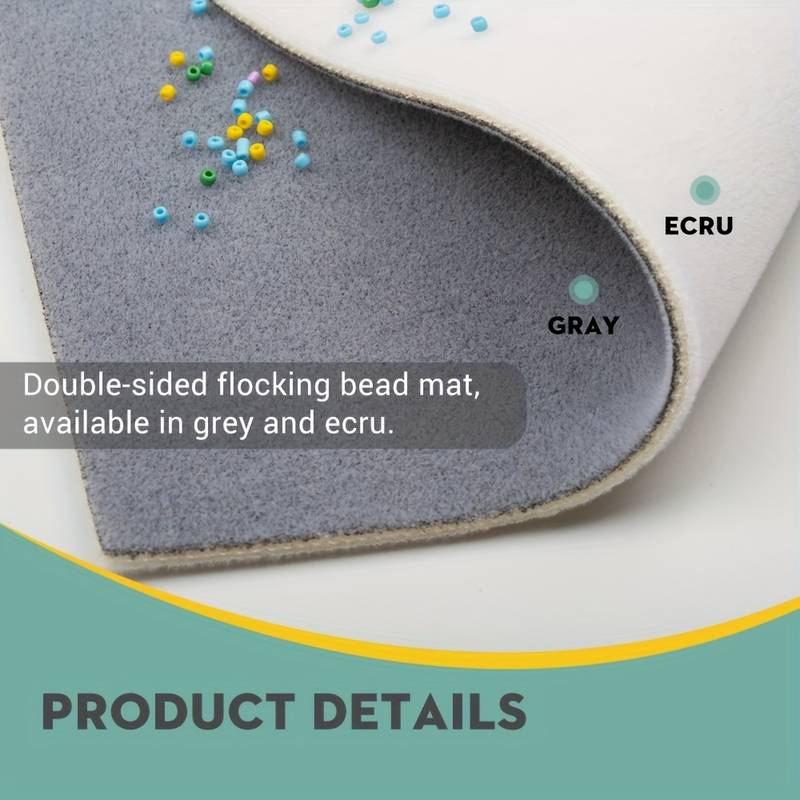 The Hobbyworker Double faced Flocking Beads Mat Practical - Temu